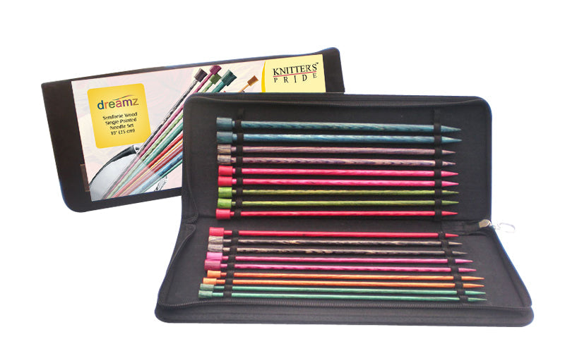 Knitter's Pride "Dreamz" Symfonie Wood Single Pointed Needle Set-10"