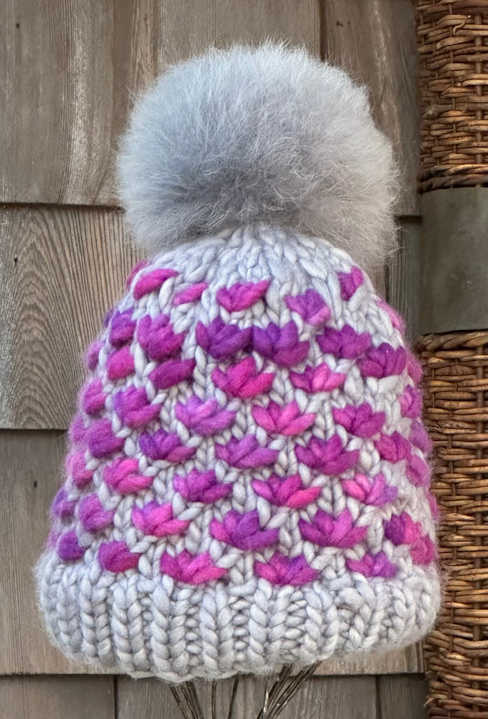 Chunky Winter Hat with PomPom HHK207