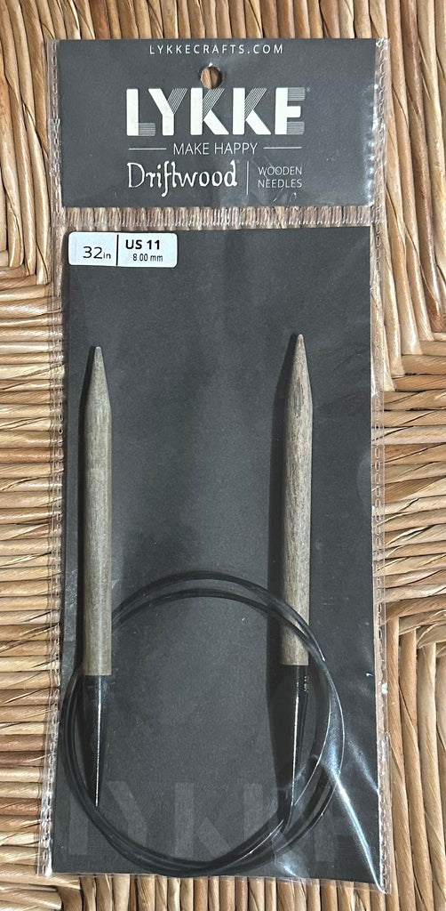 Lykke Driftwood Circular Knitting Needles - 32"