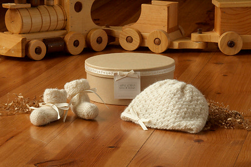 Baby Box Hat and Booties