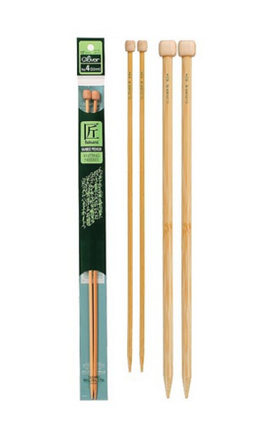 Clover Takumi Bamboo Needles - 9" SP 3011