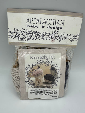 Boho Baby Hat Kit -- Indigo