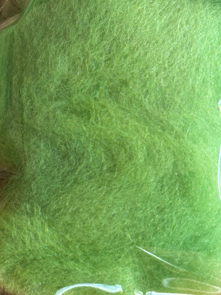 Roving, Natural White and hand-dyed