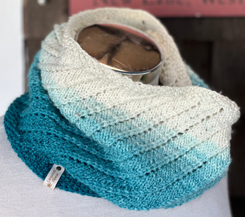 Spiral Eyelet Cowl