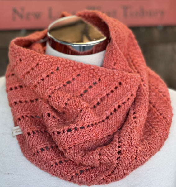 Spiral Eyelet Cowl