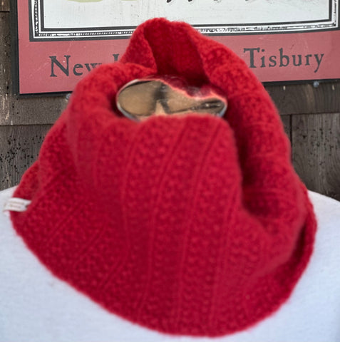 Red Mistake Rib Cowl LAF132
