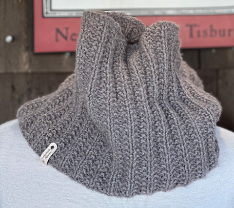 Mistake Rib 100% Cashmere Cowl LAF129