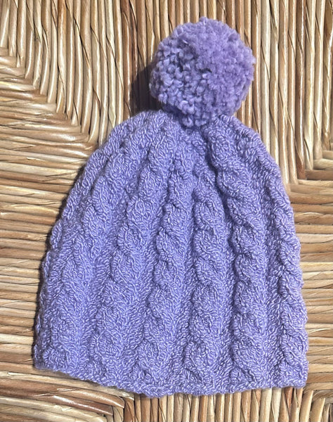Newborn Cable Knit Hat