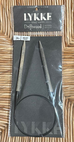 Lykke Driftwood Circular Knitting Needles - 24"