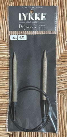 Lykke Driftwood Circular Knitting Needles - 32"