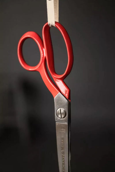 M & M Red Tailor's Shears Extra Sharp 10"