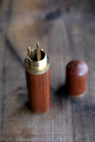 NNK Wooden Needle Case - Sandalwood