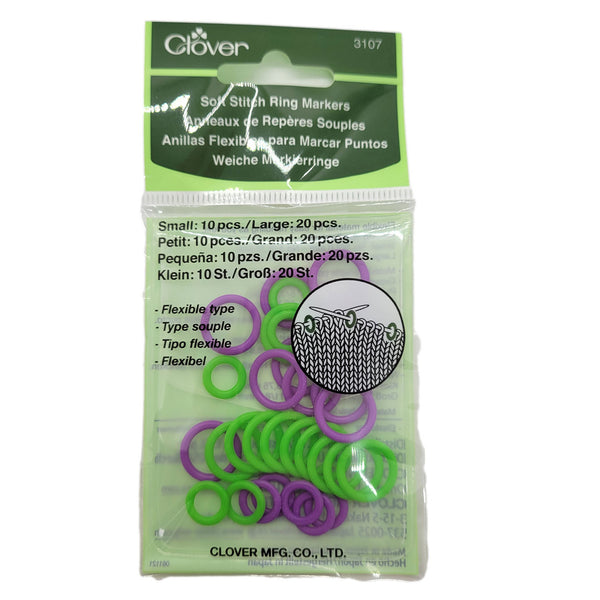 Clover Soft Stitch Ring Markers