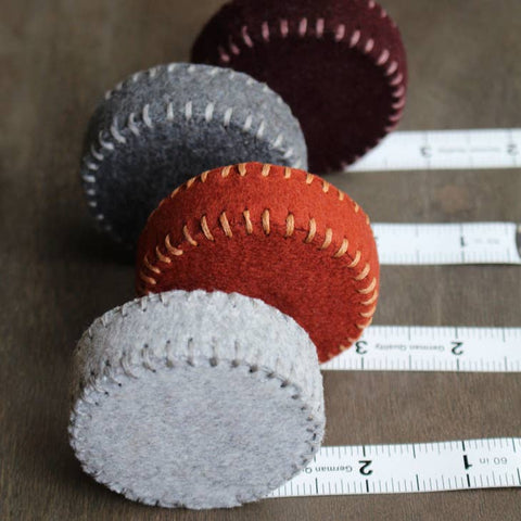 Hand Stitched Woolen Tape Measure