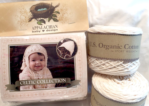 Appalachian Baby Hat Aran Earflap Kit